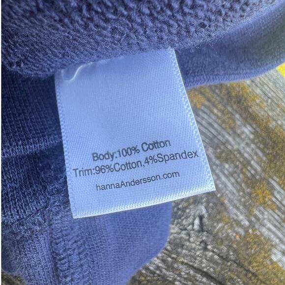 Hanna Andersson Baby Navy Blue Fun Creatures‎ Zip Up Hoodie 6-12 Months - Picture 6 of 6